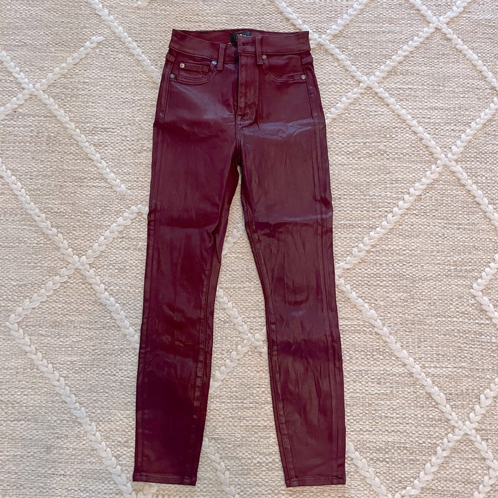 7 For All Mankind Coated Denim Jeans
